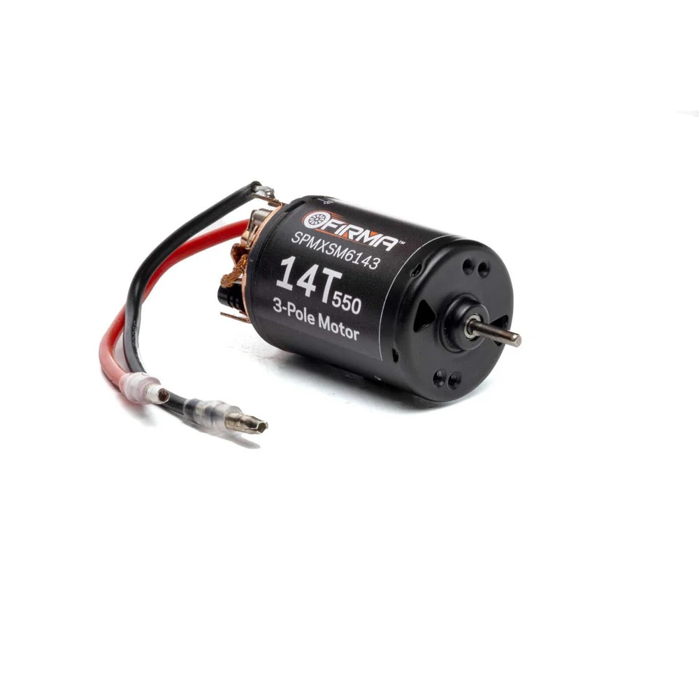 Spektrum SPMXSM6143 Firma 14T Rebuildable 550 3 Pole Brushed Motor - Image 3