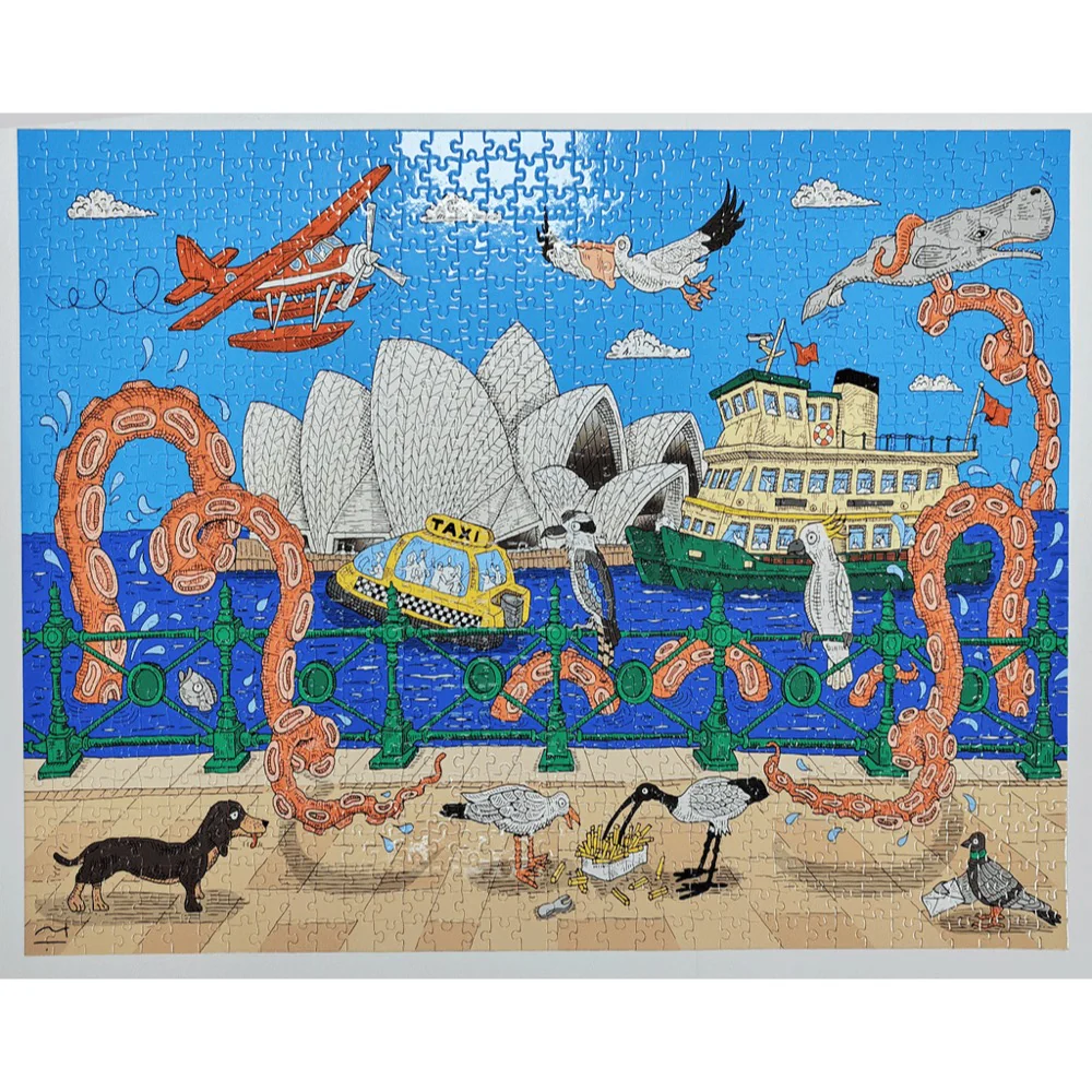 Squidinki 83001 Squidney 1000pc Jigsaw Puzzle - Image 4
