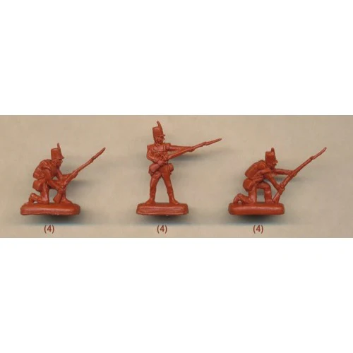 Strelets 300 1/72 Napoleonic British Light Infantry in Square - Image 3