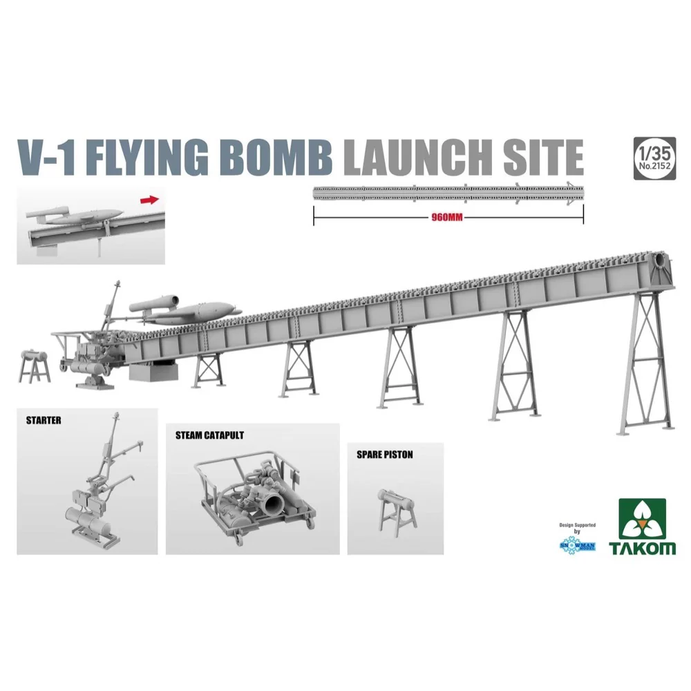 Takom 2152 1/35 V-1 Flying Bomb Launch Site - Image 2