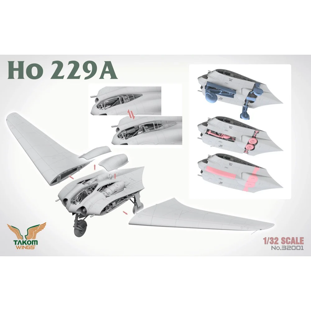 Takom 32001 1/32 Horten Ho 229A - Image 4