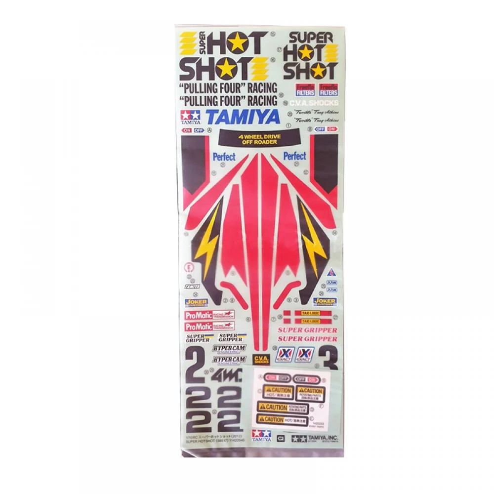 Tamiya 19495715 Sticker Bag + Super Hot Shot - Image 2