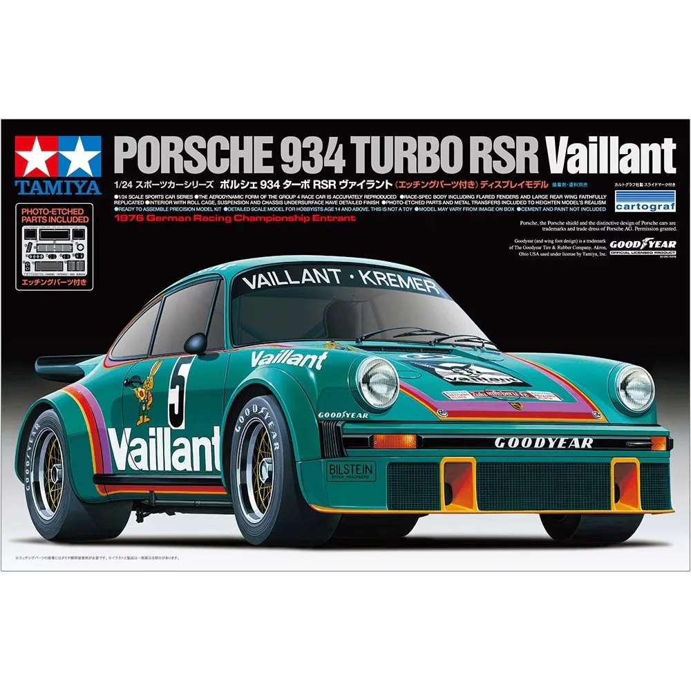 Tamiya 24334 1/24 Porsche 934 Turbo RSR Vaillant