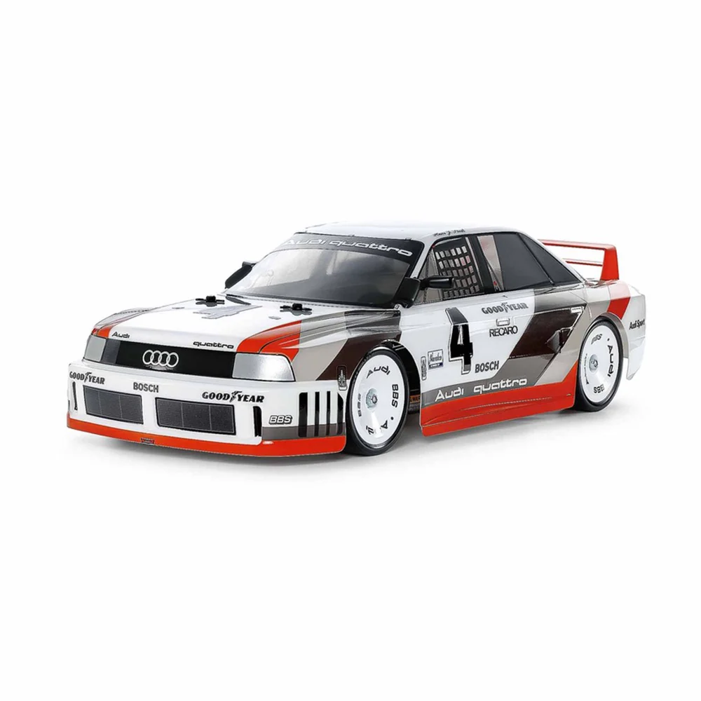 Tamiya 47511 1/10 Audi 90 Quattro Racing TT-02 RC Car Kit (Painted Body) - Image 2