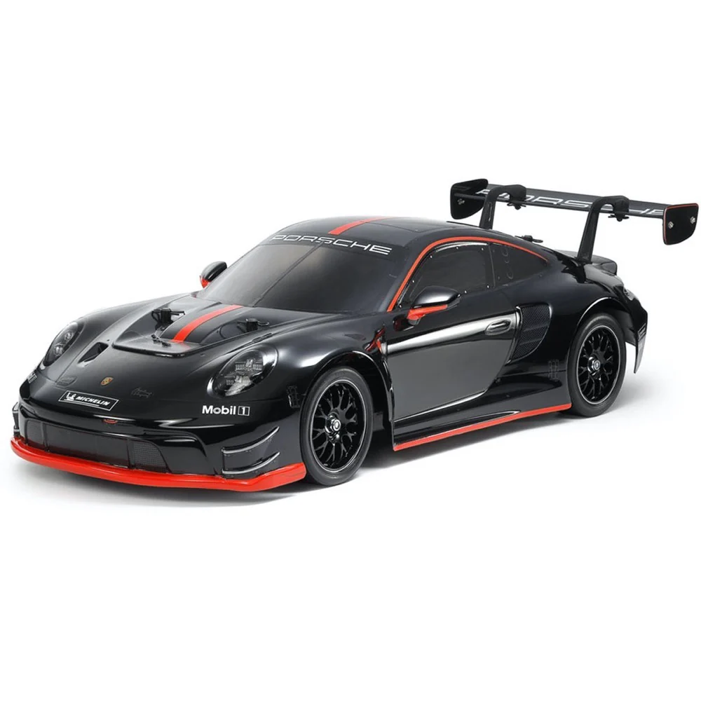 Tamiya 47512 1/10 911 GT3 R (992) TT-02 Limited Edition Black Painted Body RC Car Kit - Image 2