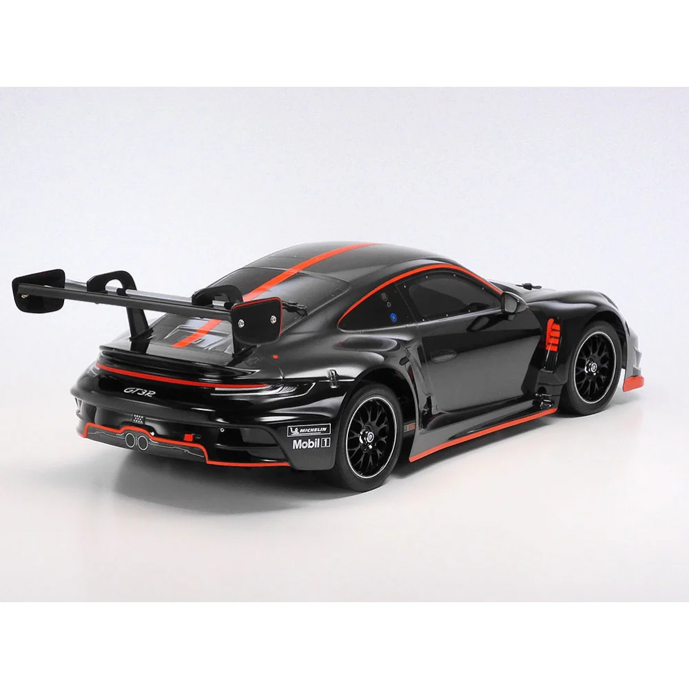 Tamiya 47512 1/10 911 GT3 R (992) TT-02 Limited Edition Black Painted Body RC Car Kit - Image 3