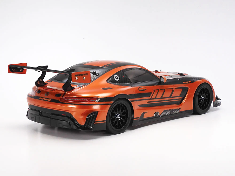Tamiya 47519 1/10 Mercedes-AMG GT3 EVO Orange Painted Body (TT-02) - Image 4