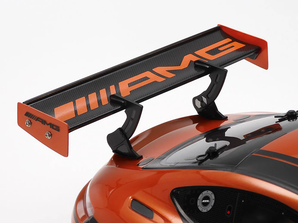 Tamiya 47519 1/10 Mercedes-AMG GT3 EVO Orange Painted Body (TT-02) - Image 7