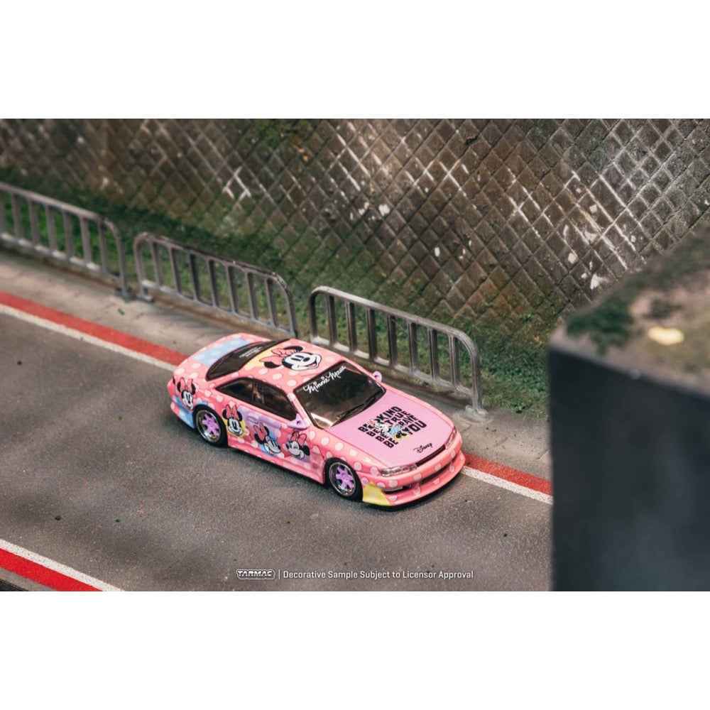 Tarmac Works T64G-018-MN 1/64 Vertex Silvia S 14 Minnie Mouse - Image 2