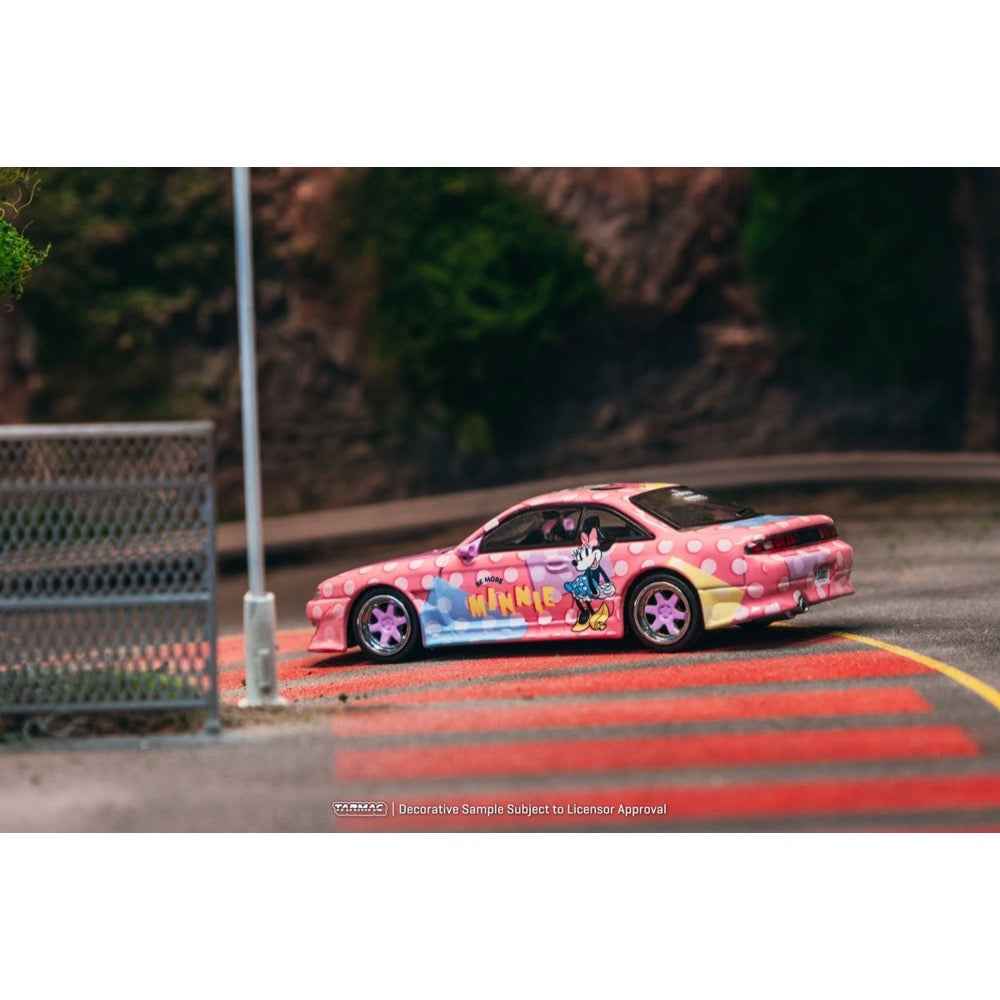 Tarmac Works T64G-018-MN 1/64 Vertex Silvia S 14 Minnie Mouse - Image 4