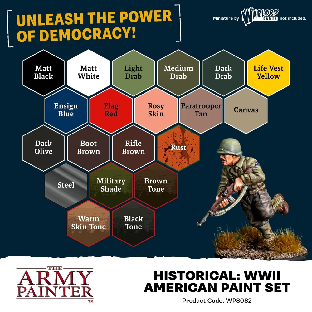 The Army Painter Historical: WWII American Paint Set - Image 3