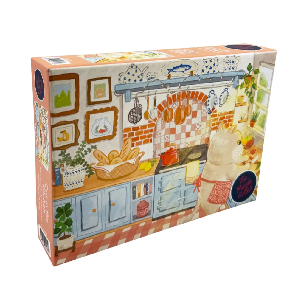 The Puzzle Collab Cat in The Bathroom 500 Piece Puzzle - Image 3