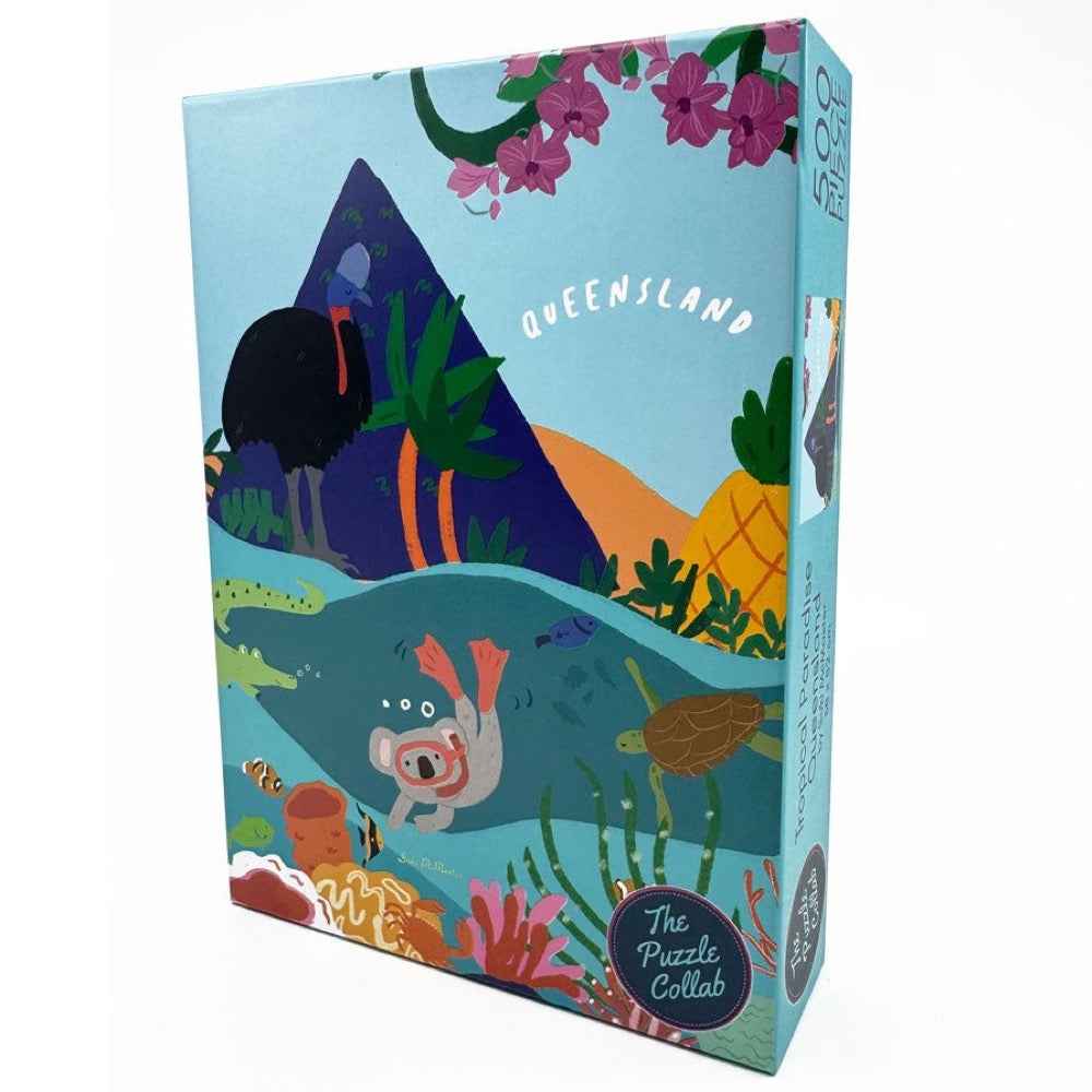 The Puzzle Collab Tropical Paradise Queensland 500pc Jigsaw Puzzle