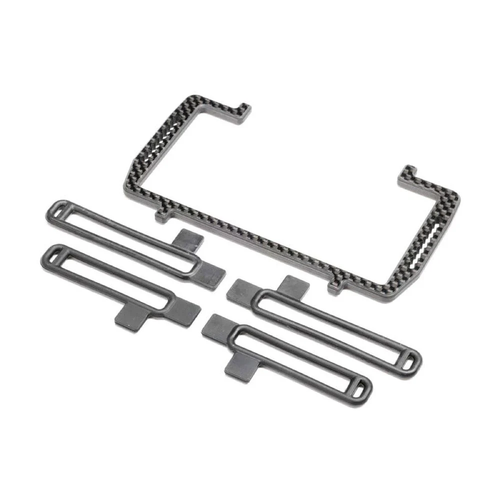 TLR 1101 Battery Mount Set Carbon 22X