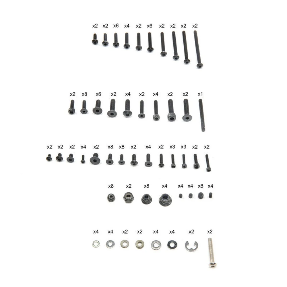 TLR TLR345000 8X Screw and Nut Assortment Box