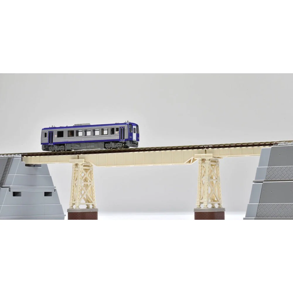 Tomix 3277 N Trestle Bridge S280 Ivory w/ 2 ea. brick and trestle piers - Image 3