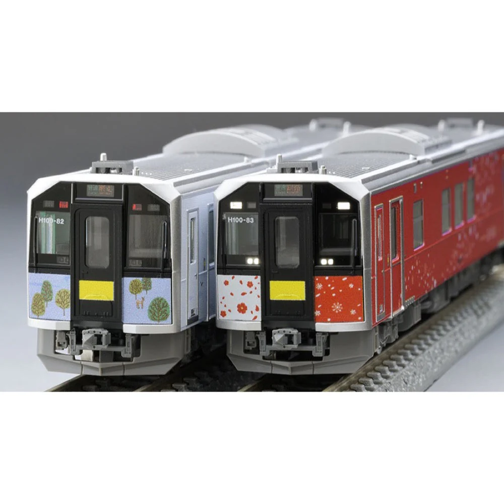 Tomix 98136 N H100 Diesel Car Kusiro Hanasaki Line Wrapping Car Set 2 Cars - Image 2
