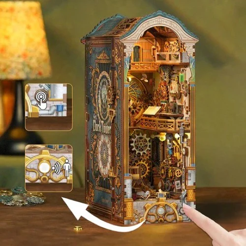 Tonecheer Clock Tower Book Nook - Image 5