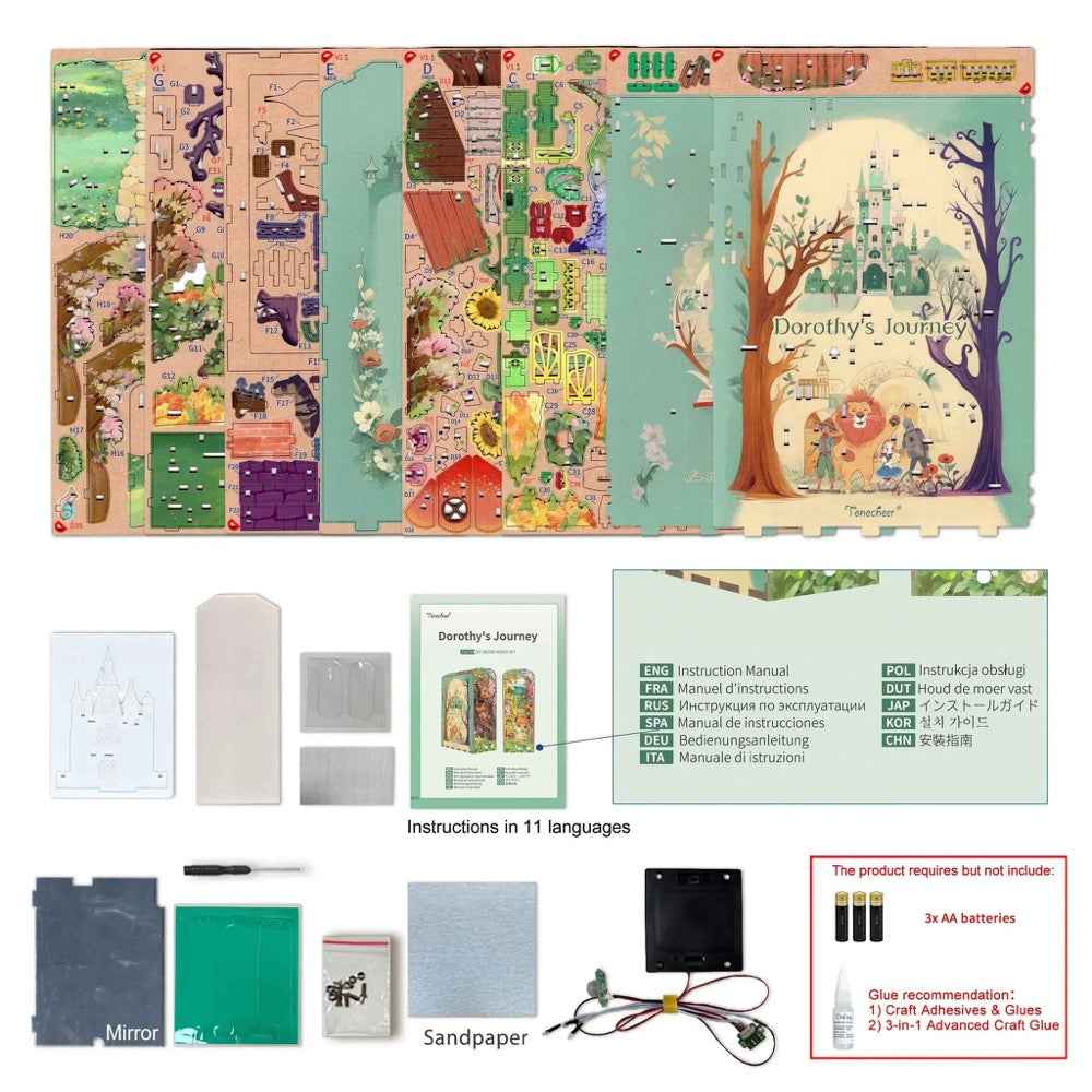 Tonecheer Dorothy's Journey Book Nook - Image 5