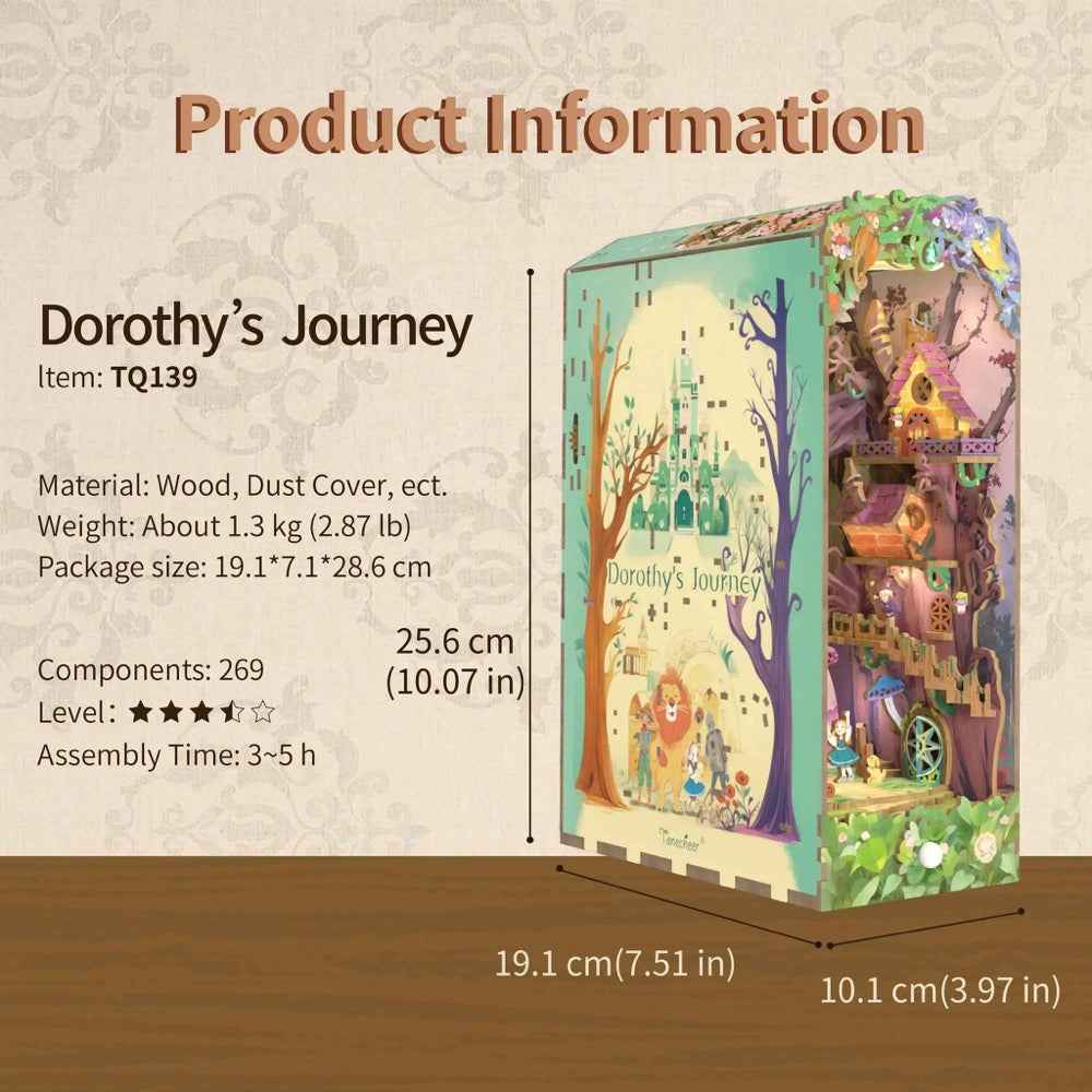 Tonecheer Dorothy's Journey Book Nook - Image 6