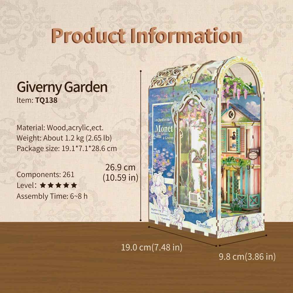 Tonecheer Giverny Garden Book Nook - Image 4