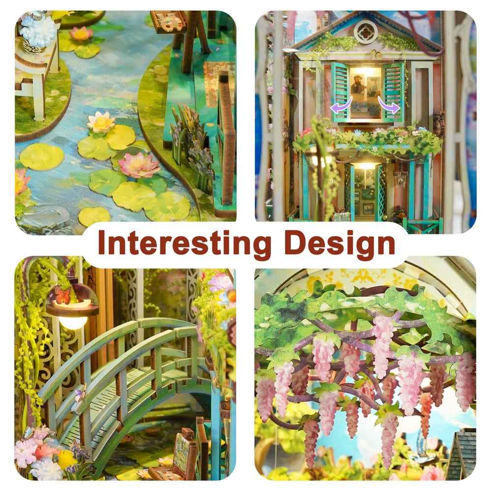 Tonecheer Giverny Garden Book Nook - Image 5