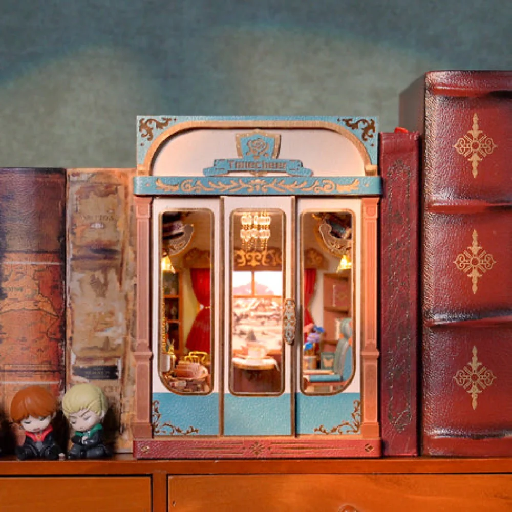Tonecheer Infinity Train Cabin European Travels Book Nook - Image 2