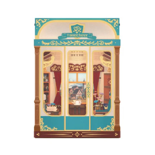 Tonecheer Infinity Train Cabin European Travels Book Nook - Image 6