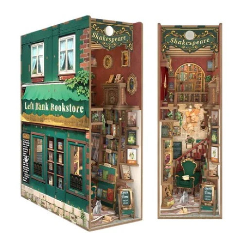 Tonecheer Left Bank Bookstore Book Nook - Image 8