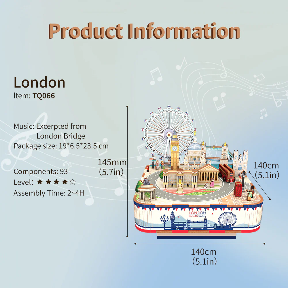 Tonecheer London Music Box - Image 4