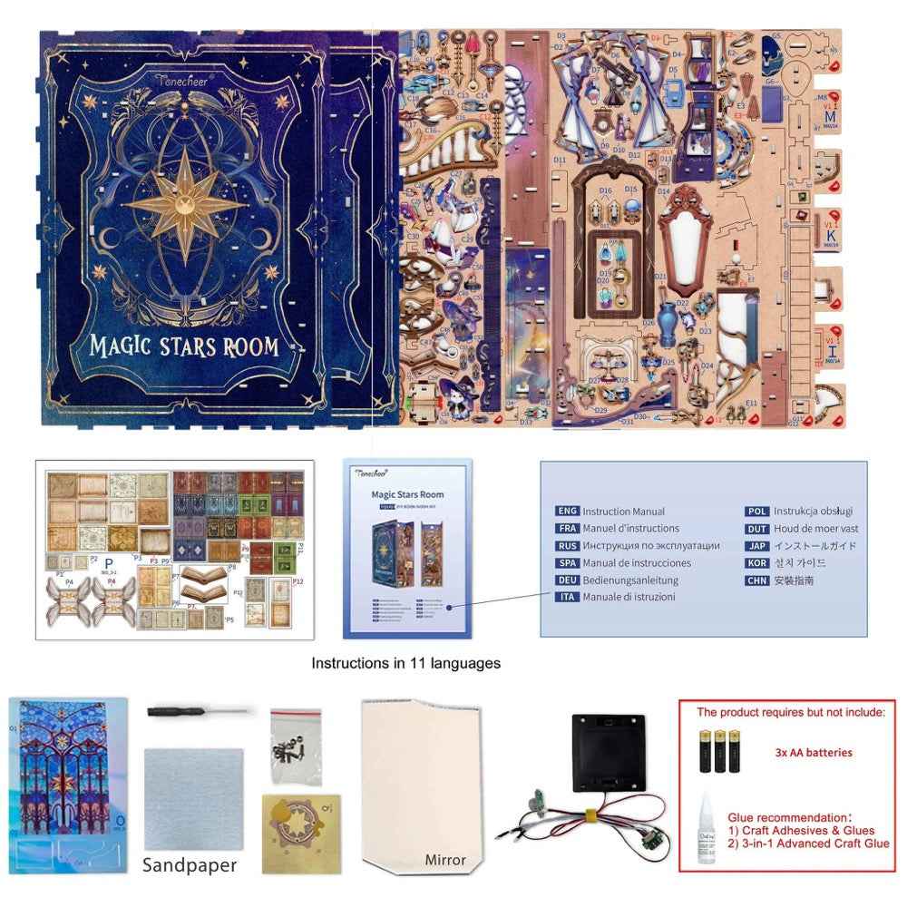 Tonecheer Magic Stars Room Book Nook - Image 10