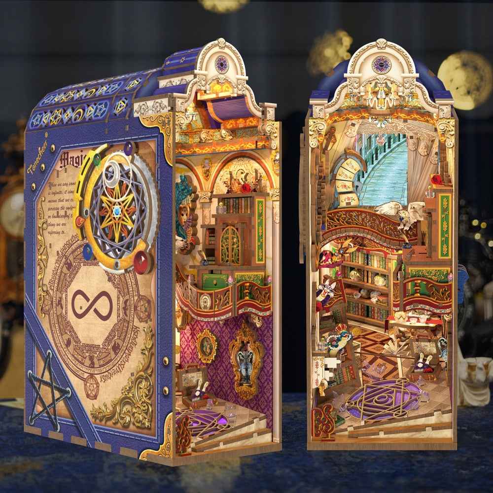 Tonecheer Magical Library Book Nook - Image 3