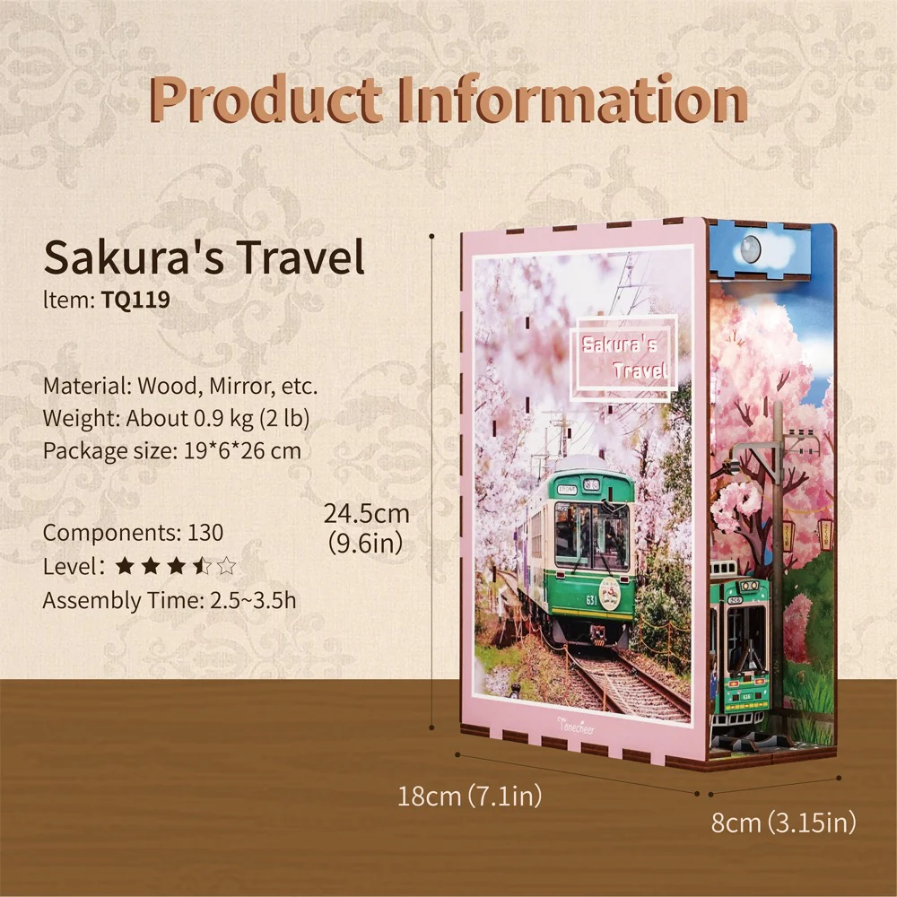 Tonecheer Sakura's Travel Book Nook - Image 4
