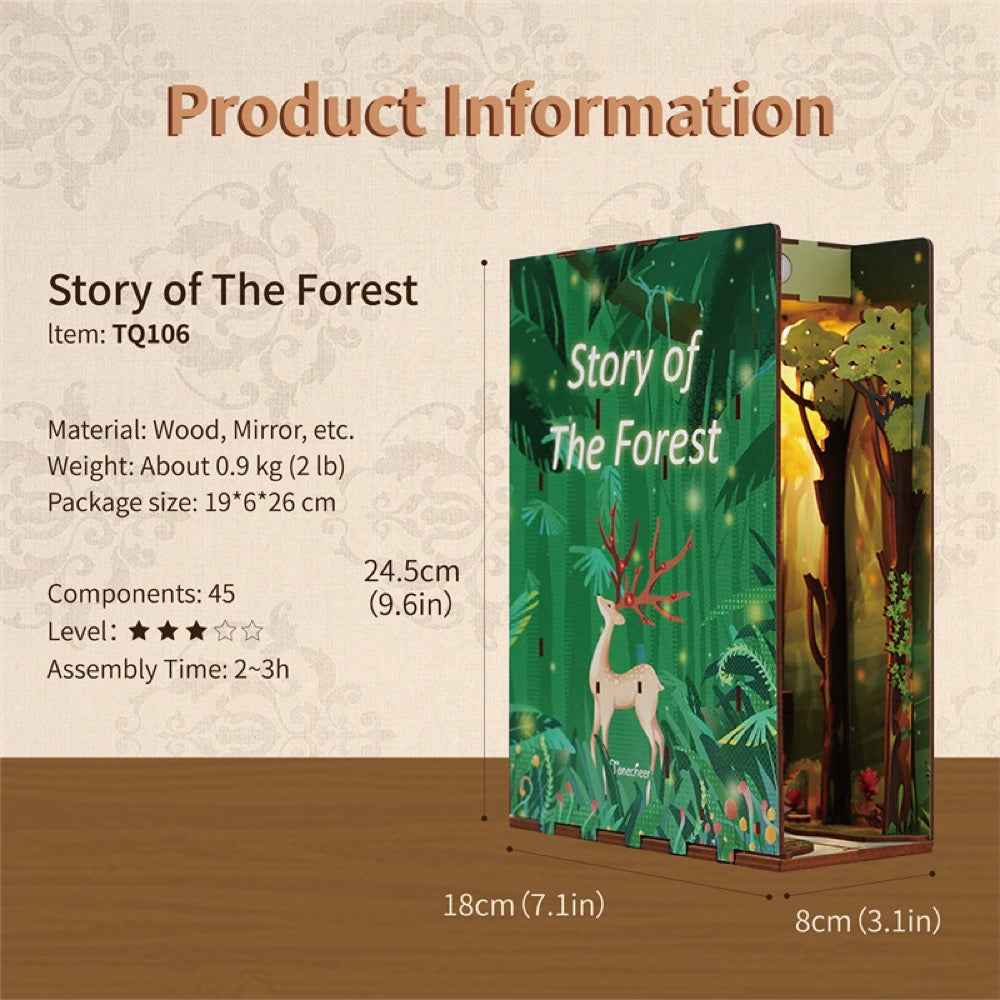 Tonecheer Story of the Forest Book Nook - Image 5