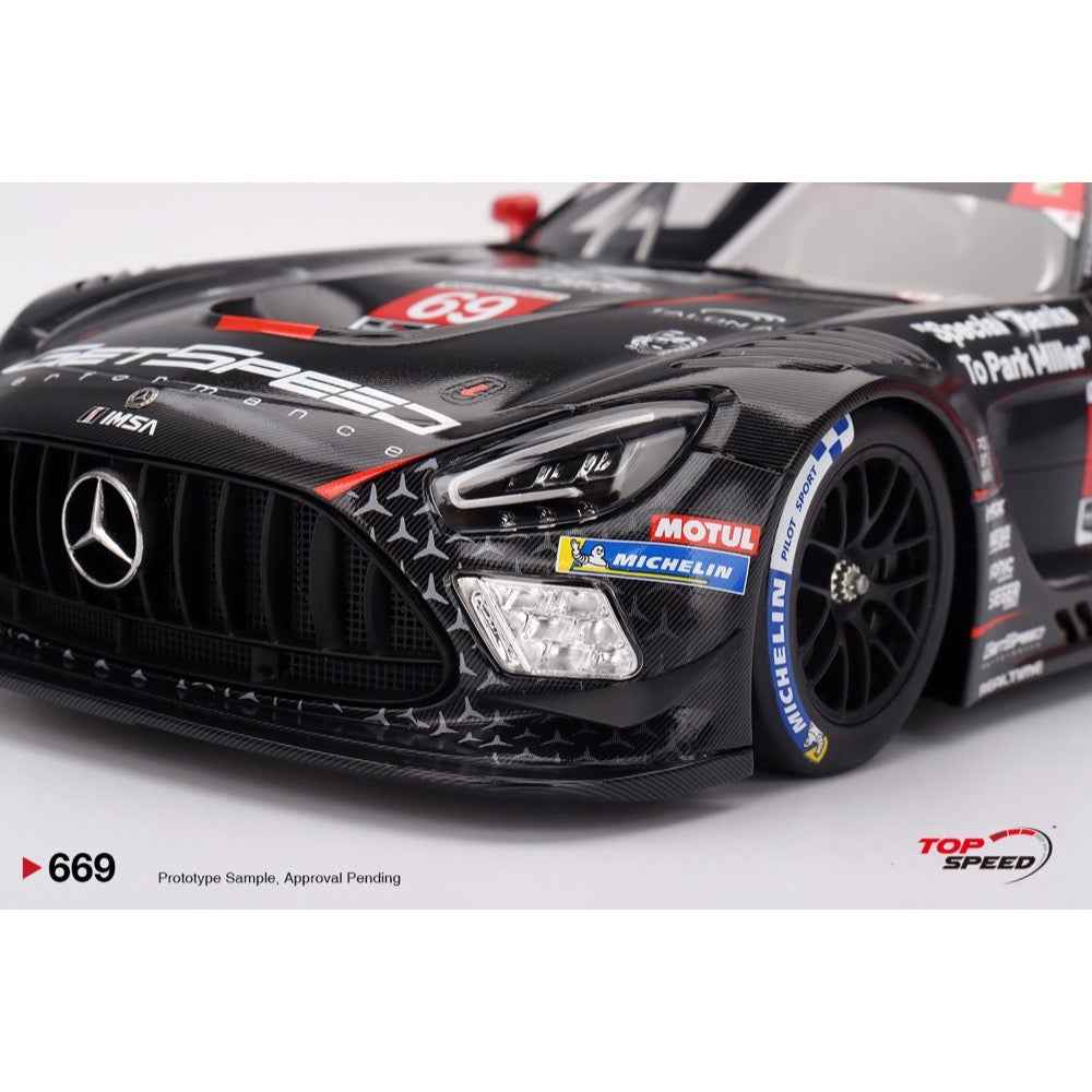 Top Speed TS0669 1/18 Mercedes-AMG GT3 Evo No.69 Getspeed 2025 Imsa Daytona 24 Hrs - Image 4