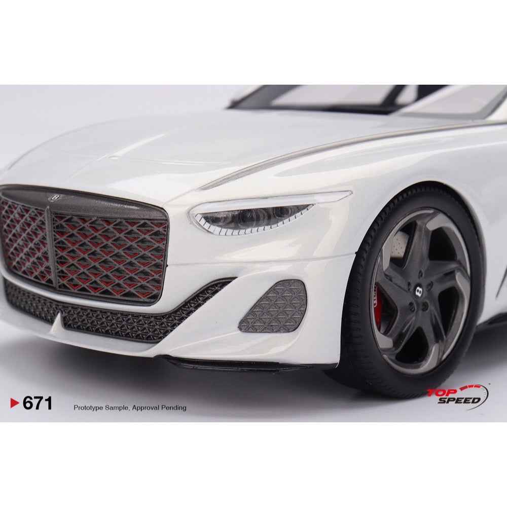Top Speed TS0671 1/18 Bentley Batur Bonneville Pearl - Image 4
