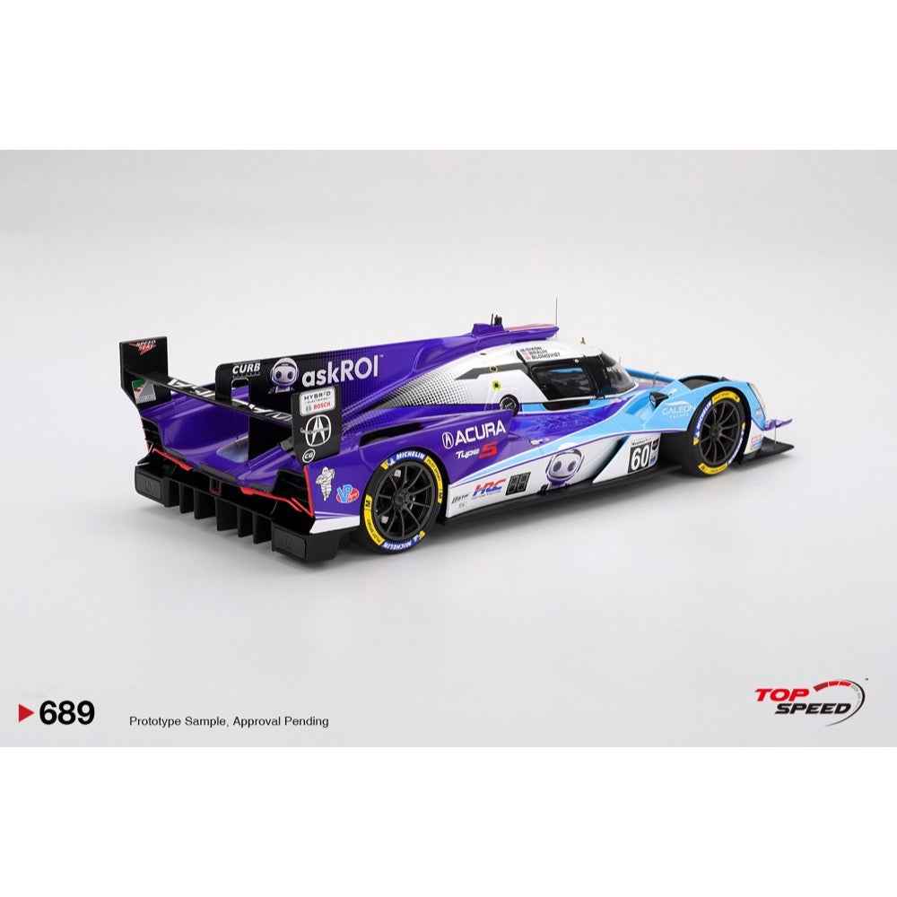Top Speed TS0689 1/18 Acura ARX-06 No.60 Acura Meyer Shank Racing 2025 Imsa Sebring 12 Hrs - Image 2