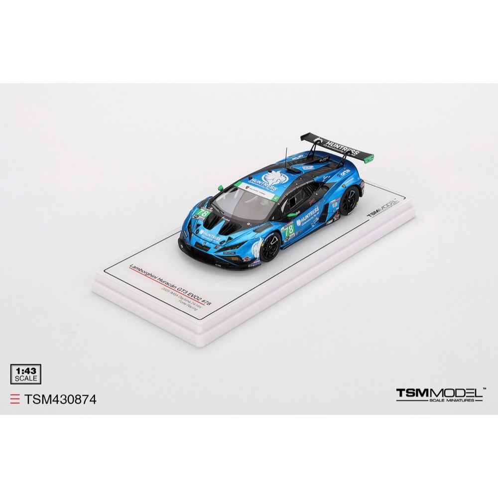 Top Speed TSM430874 1/43 Lamborghini Huracan GT3 Evo2 No.78 Forte Racing 2025 Imsa Daytona 24 Hrs