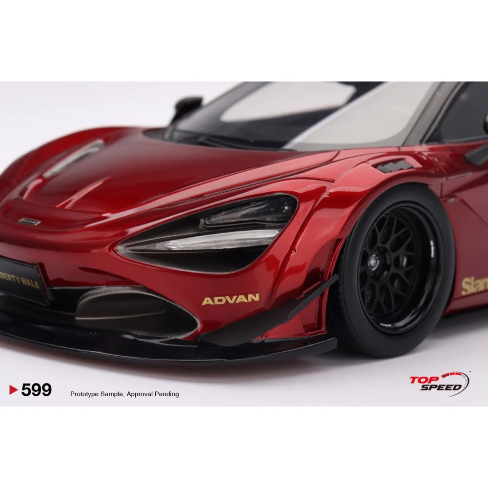 Topspeed 0599 1/18 McLaren 720S LB-Works Gem Red - Image 4