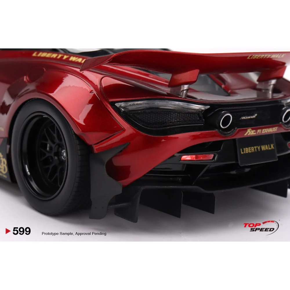 Topspeed 0599 1/18 McLaren 720S LB-Works Gem Red - Image 6