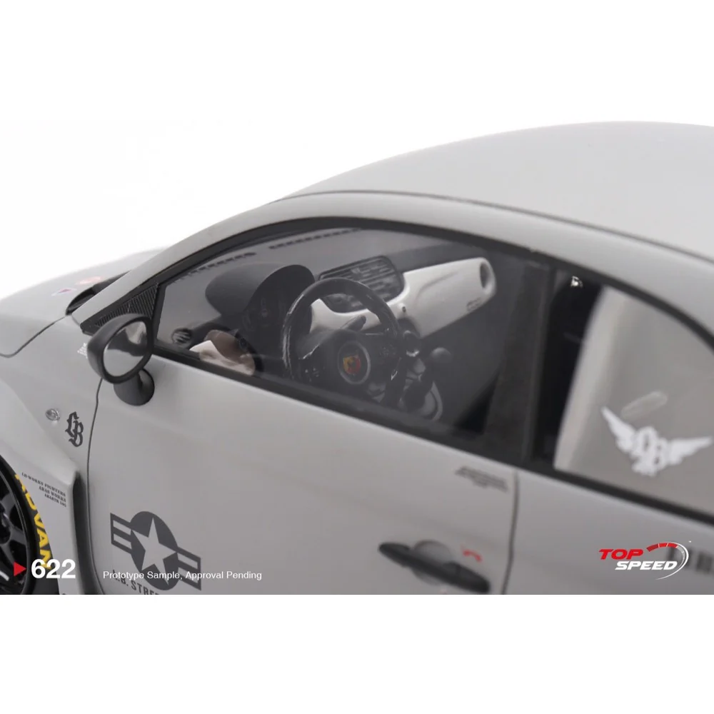 Topspeed 0622 1/18 Abarth 595 LB-Works x Abas Works Fighters - Image 5