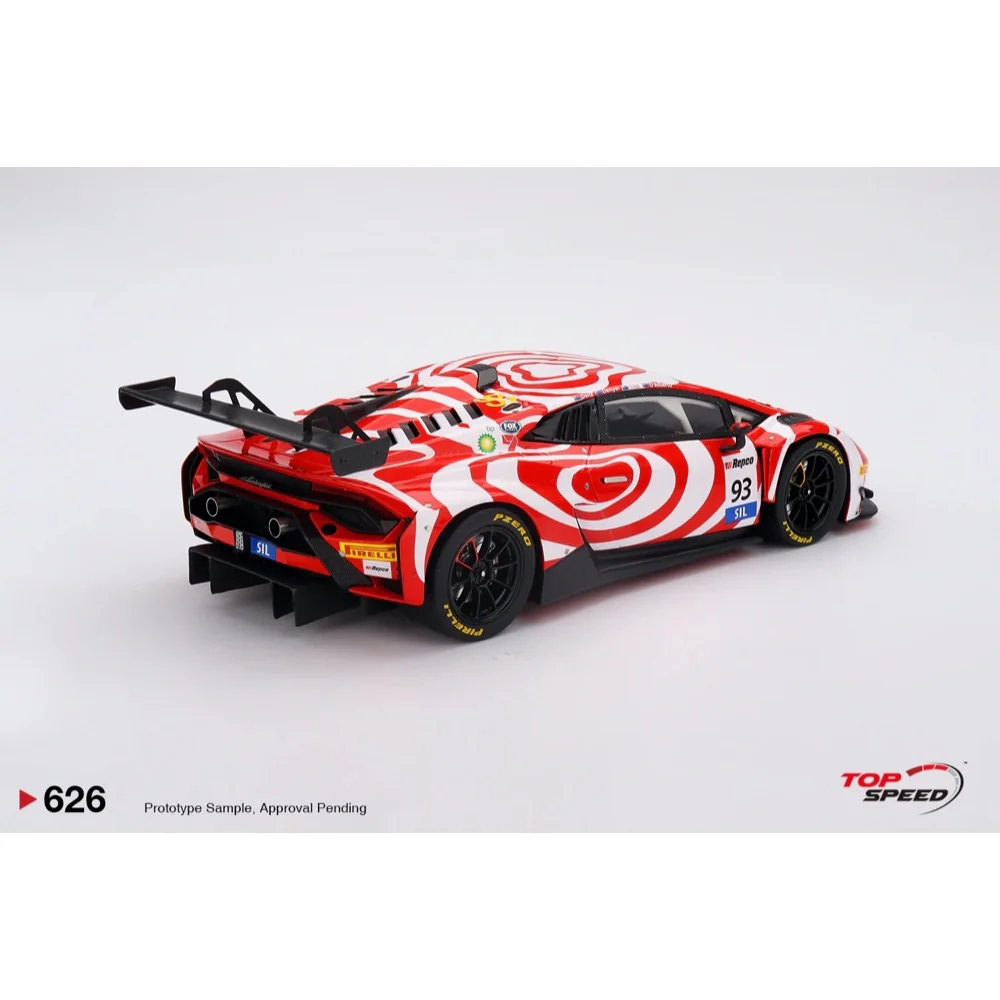 Topspeed 0626 1/18 Lamborghini Huracan GT3 EVO2 No.93 Wall Racing 2024 Bathurst 12 Hrs - Image 3