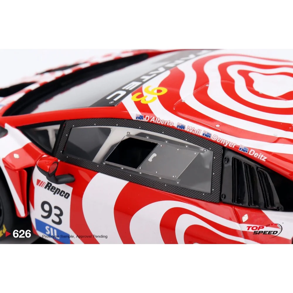 Topspeed 0626 1/18 Lamborghini Huracan GT3 EVO2 No.93 Wall Racing 2024 Bathurst 12 Hrs - Image 5