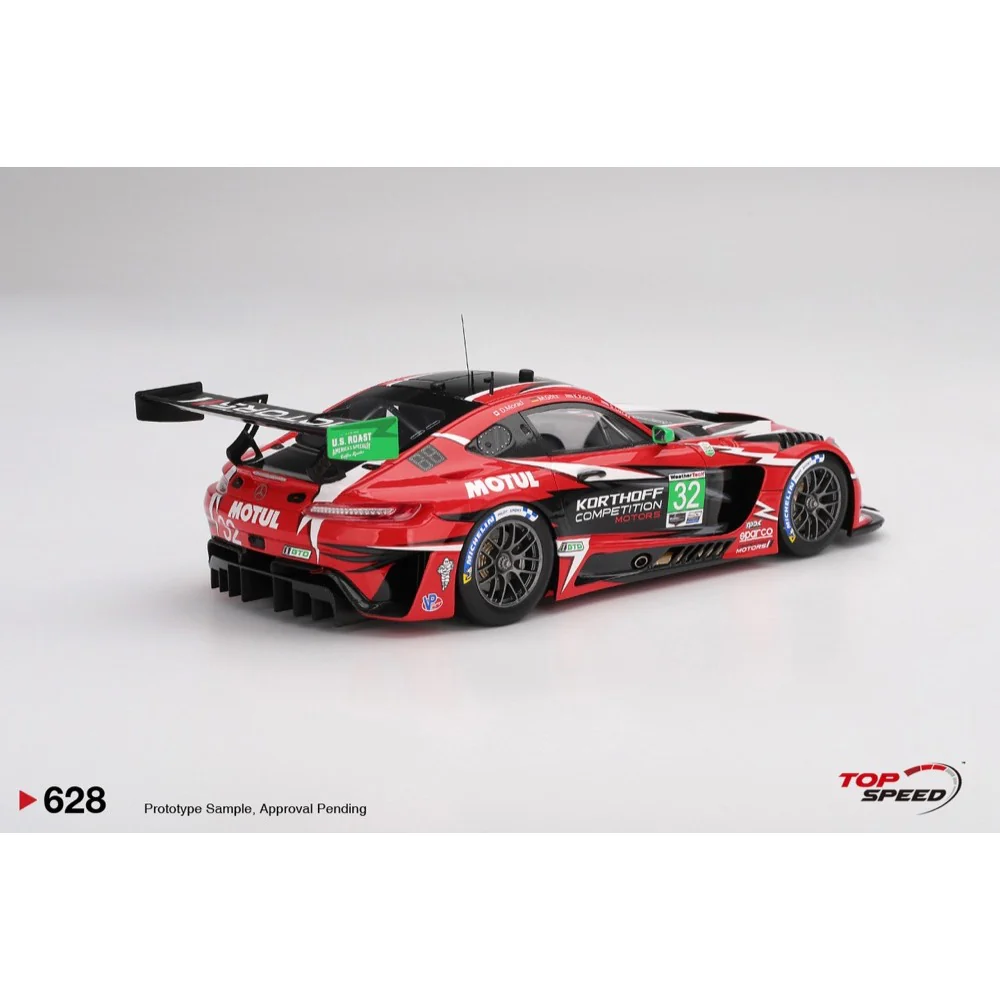 Topspeed 0628 1/18 Mercedes-AMG GT3 EVO No.32 Korthoff Competition Motors 2025 IMSA Daytona 24 Hrs - Image 2