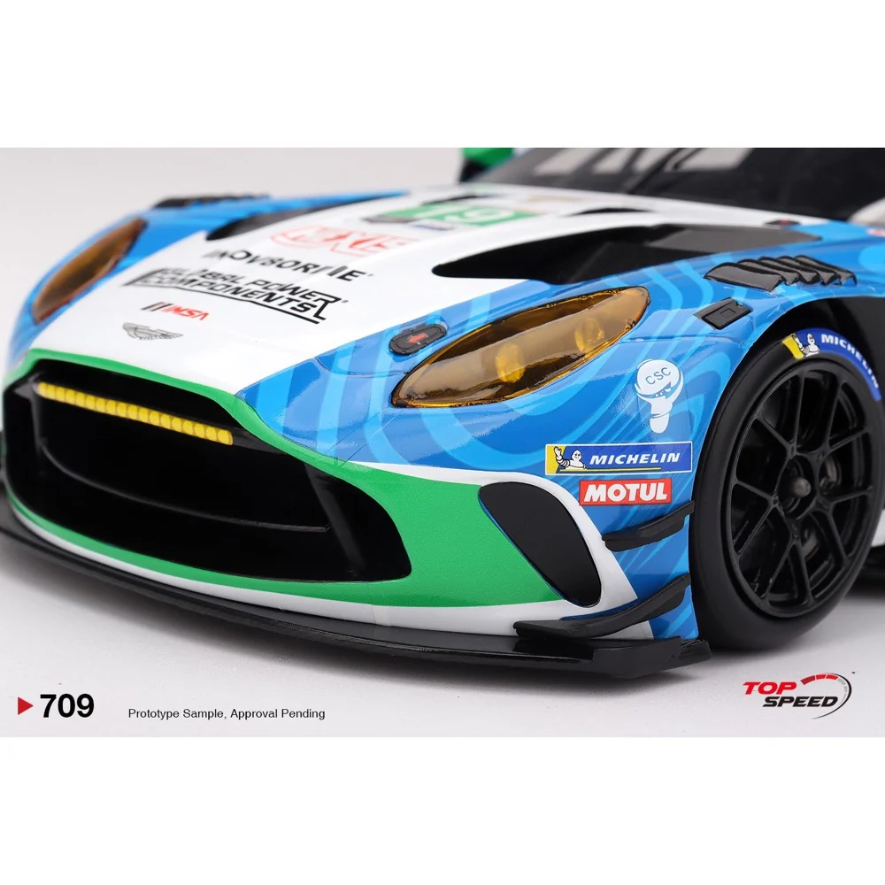 Topspeed 0709 1/18 Aston Martin Vantage GT3 Evo No.19 van der Steur Racing 2025 IMSA Daytona 24 Hrs - Image 4