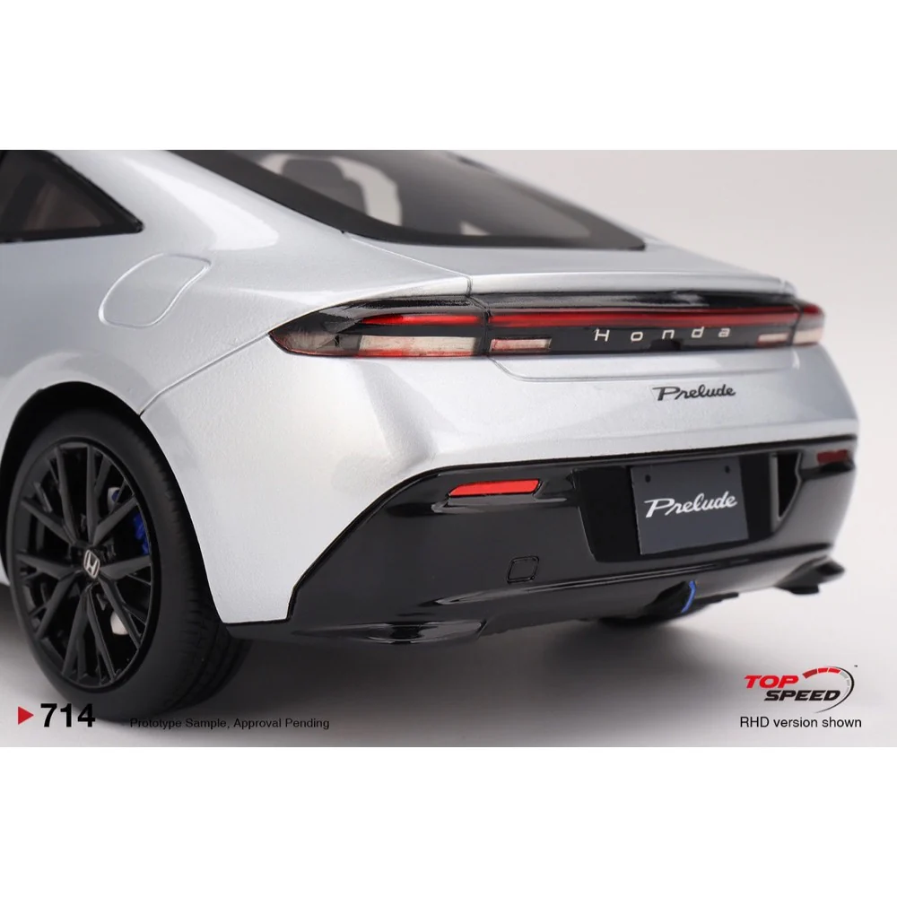 Topspeed 0714 1/18 Honda Prelude Moonlit White Pearl (RHD) - Image 6