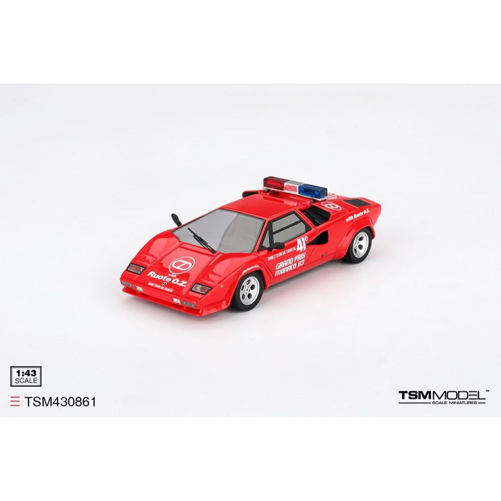 Topspeed 430861 1/43 Lamborghini Countach 1983 GRAND PRIX MONACO Pace Car