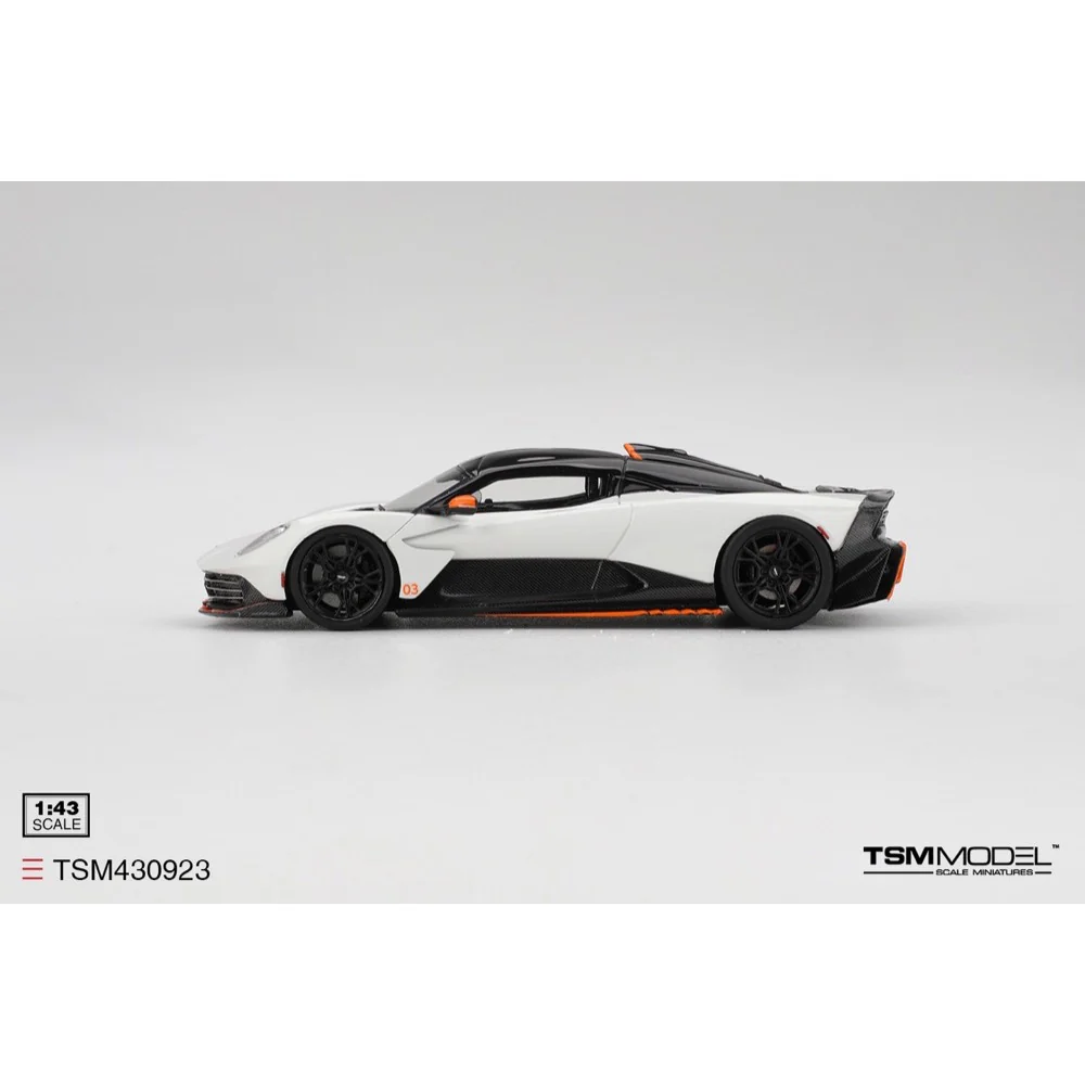 Topspeed 430923 1/43 Aston Martin Valhalla Lunar White - Image 3