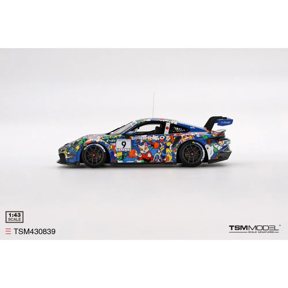 Topspeed M430839 1/43 Porsche 911 GT3 Cup No.9 BINGO RACING Shinji TAKEI 2024 Porsche Carrera Cup Japan ProAM Class - Image 3