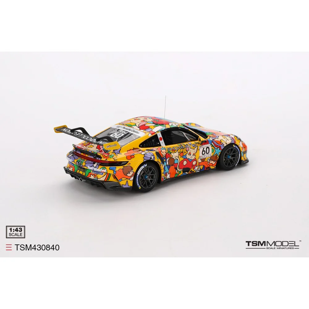 Topspeed M430840 1/43 Porsche 911 GT3 Cup No.60 BINGO RACING Reimei ITOU 2024 Porsche Carrera Cup Japan Pro Class - Image 2